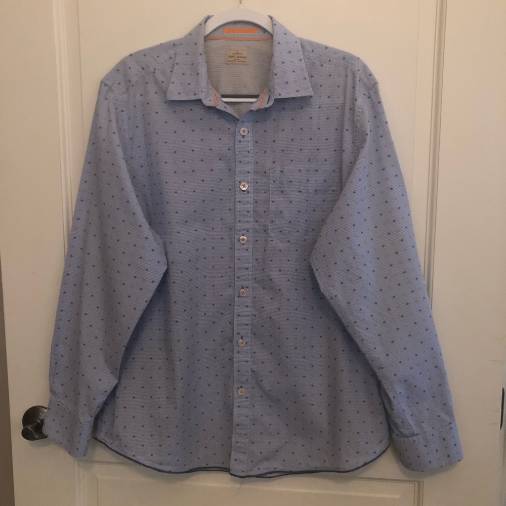 Men’s Tommy Bahama Long Sleeve Button Down Shirt • L